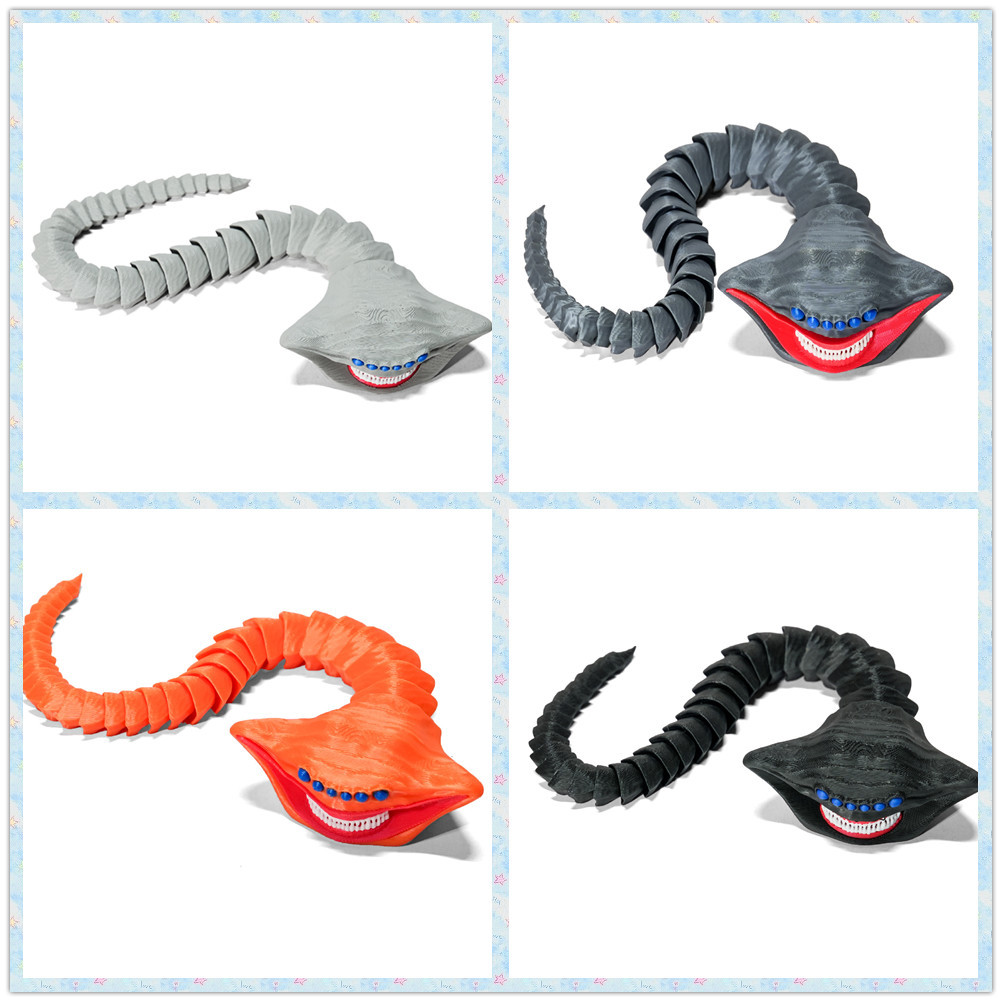 El Gran Maja Bloop 3D พิมพ์ของเล่น Sea Eater ของเล่น Deep Sea Big Maha Bloop Deep Sea Monster