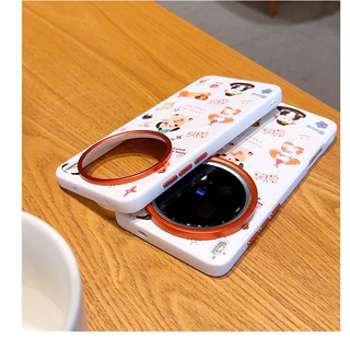 ใหม่น่ารักลูกสุนัขหนังเคสโทรศัพท์สําหรับVivo x200pro/x200s x300proแม่เหล็กป้องกันกรณี