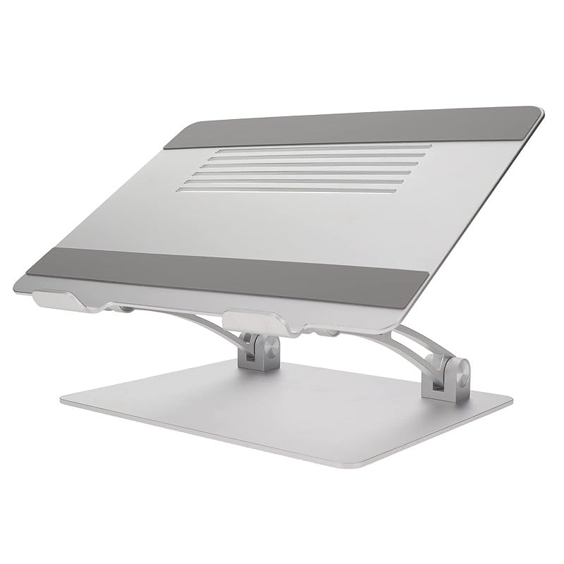 Adjustable Laptop and Tablet Stand - Supports Up to 17.3 Inches, Foldable, Ergonomic Design for Bett