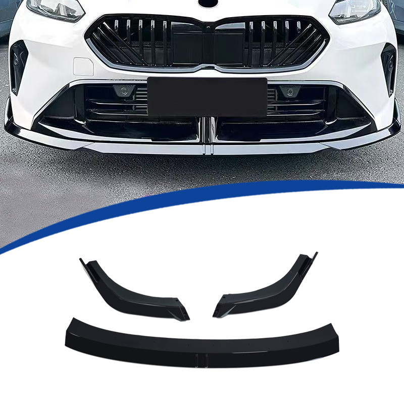 วัสดุ PP Splitter ด้านหน้า 3 ชิ้นสําหรับ BMW 2 Series F74 4 ประตู 2024-2025 Fit