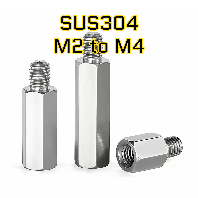 304 สแตนเลสหัวเดียวหกเหลี่ยมสตั๊ดแชสซีบอร์ดหลักเชื่อมต่อคอลัมน์แยกคอลัมน์ทองแดงคอลัมน์สตั๊ดคอลัมน์ M