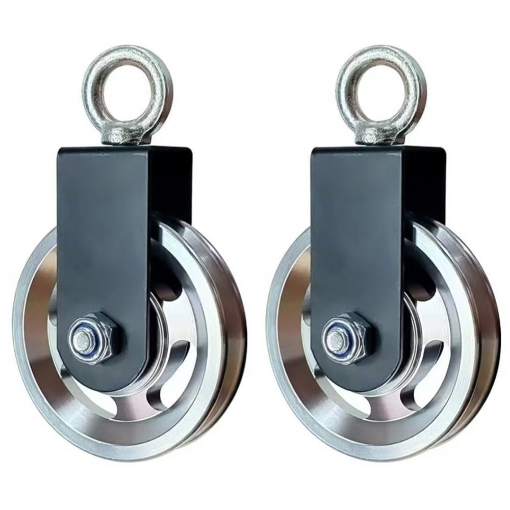 【SMELLSHI】Silent Hanging Pulley System Fitness Equipment Bracket Pulley Pulley Accessories