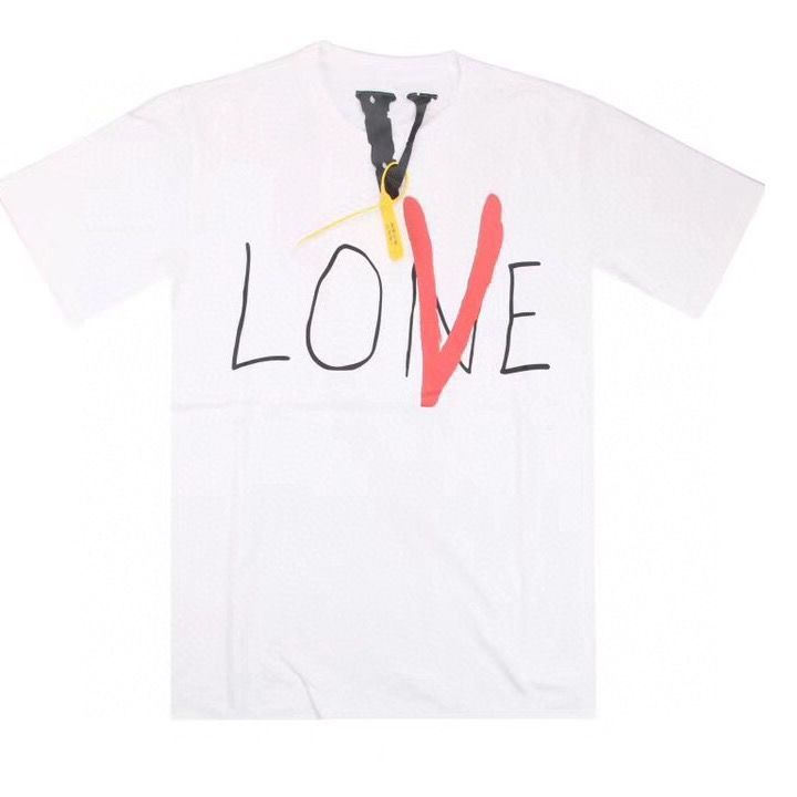Vlone Valentines Day Limited Large V Print Short Sleeve Casual, Sports, T-shirt