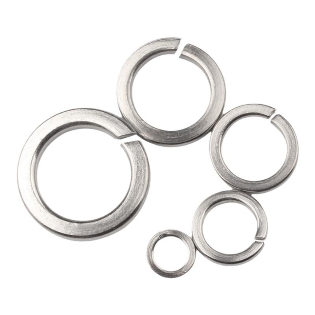 (XCF-)แหวนรองสปริงสแตนเลส 304, แหวนรอง, แหวนรองสกรู M2/M2.5/M3/M4/M5/M6/M8/M10-M16