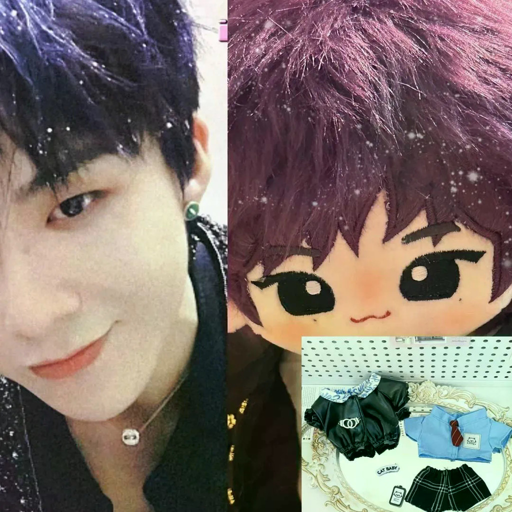 [Naked Baby] [ส่งบาร์] พี่น้องสมัยใหม่ Liu Yuning Attibute 20 ซม. ตุ๊กตาผ้าฝ้าย Cute Star Doll Gift