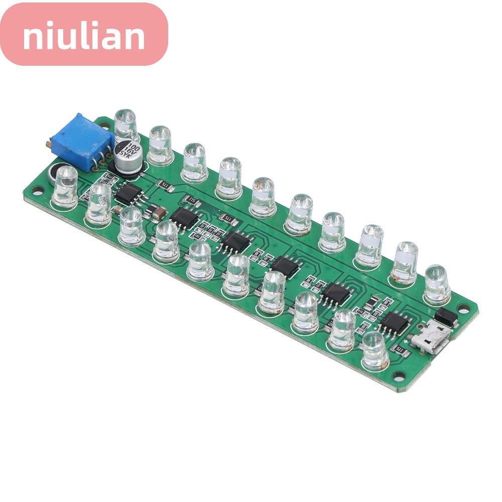 NIULIAN VU Meter,จอแสดงผล LED ย้อนกลับการเชื่อมต่อป้องกัน LED VU Meter,LED Indicates Voice Control M