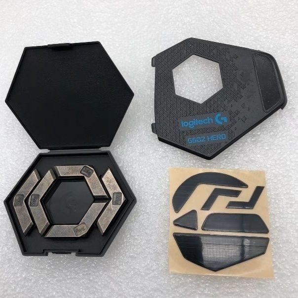 Logitech G502HERO/G403/703/gpw Counterweight ฝาครอบด้านล่างแบบมีสายเมาส์สติกเกอร์เท้า Logitech G502H