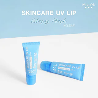 Mizumi Skincare UV Lip Glassy Mask มิซึมิ ลิปมาสก์บำรุงริมฝีปาก 8ml (Clear/Seoul Kiss)