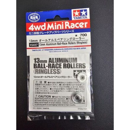 TAMIYA 15437 Mini 4WD 13mm Aluminium Ball-Race Rollers