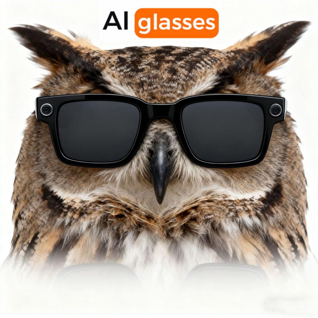 800W Pixel AI Video แว่นตาอัจฉริยะพร้อมแว่นตาบันทึกภาพกล้อง AI การระบุการแปล 11.13A