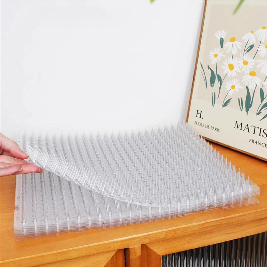 Doge&Orange แผ่นหนามไล่แมว หนามกันแมวข่วน PVCใส ปลอดภัยกับสัตว์เลี้ยง สามารถตัดได้ ขนาด43*34cm PU228 - รูปที่ 6