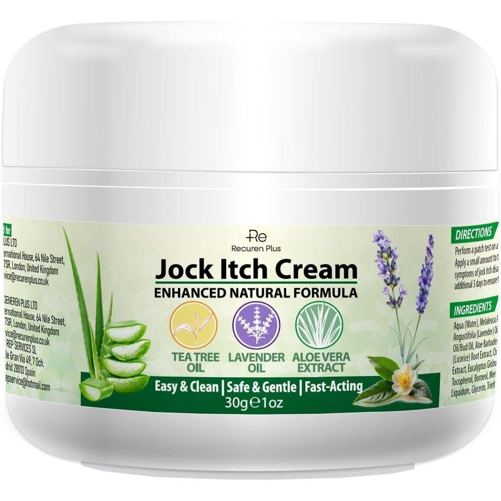 Jock Itch Cream: ครีมต้านเชื้อราจากธรรมชาติ Extra Strength Treatment สําหรับผู้ชายและ – สําหรับนักกี