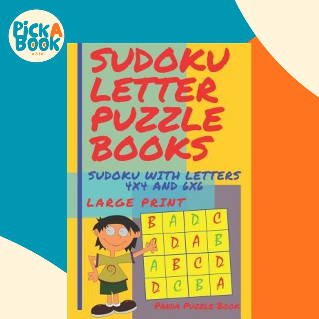 หนังสือปริศนาตัวอักษร Sudoku - Sudoku With Letters 4x4 และ 6x6 พิมพ์ขนาดใหญ่ : หนังสือ Sudoku โดย Pa