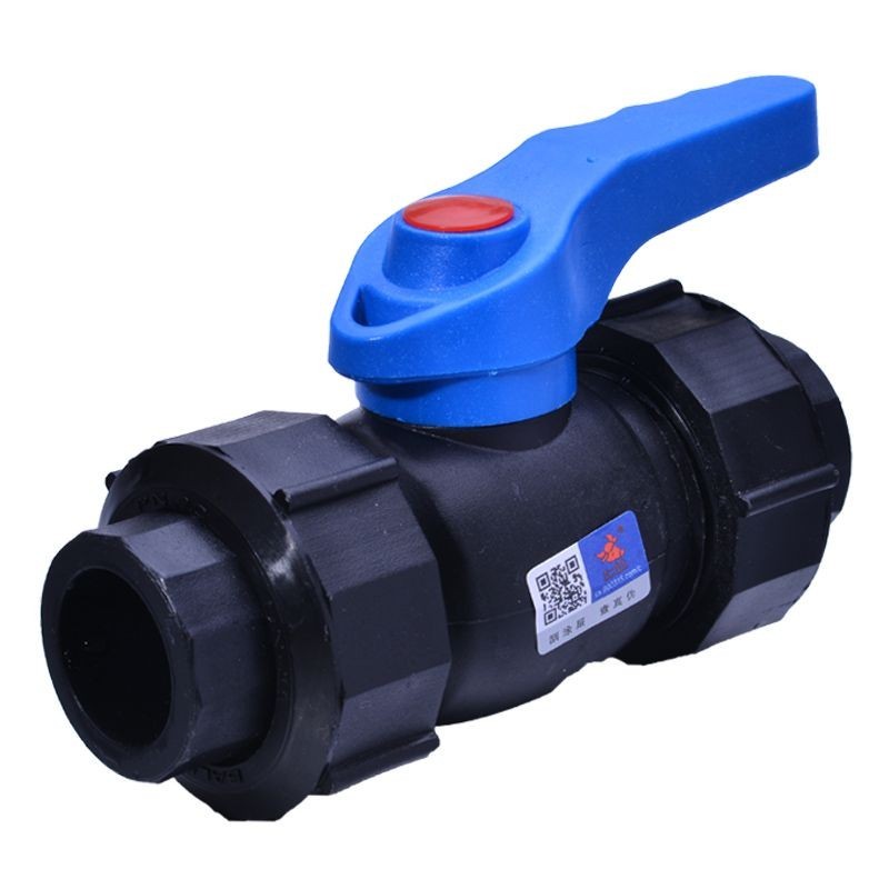 Tianyi Taurus PE Double Live เชื่อมต่อเหล็ก Core Ball Valve pE Valve 4 จุด 25 6 จุด 107 3 ซม.