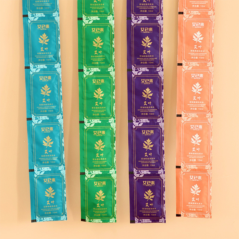 Ai แล้ว มาพร้อม Aiye Shampoo Bag Portable Travel Sample Hotel Hotel Small Package Shampoo Shampoo UX