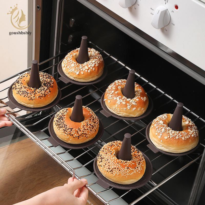 [GOY] 3/6pcs Doughnut ชุดกระทะซิลิโคน Bagel แม่พิมพ์ชุด Pastry Mold DIY รูปทรงกรวยแม่พิมพ์ซิลิโคนสําหรับอบกระทะโดนัทครัวเครื่องมือ TH ราคา ถูกที่สุด ดีลบีเคเค แกลเลอรีภาพที่ 3