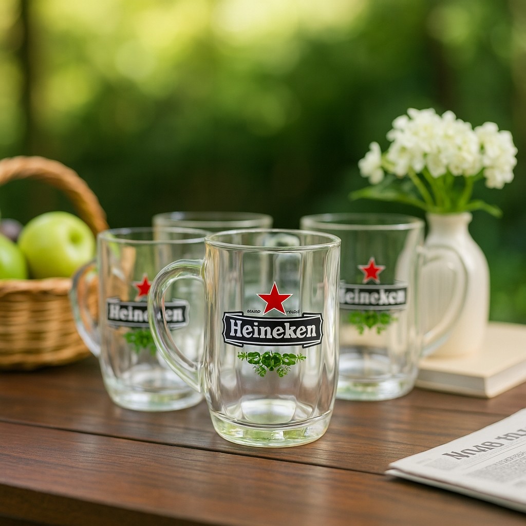 แก้วเบียร์ แก้วกินเบียร์ 300ml แพ็ค 6ใบ แก้วเบียร์ใหญ่ รุ่น UG-307