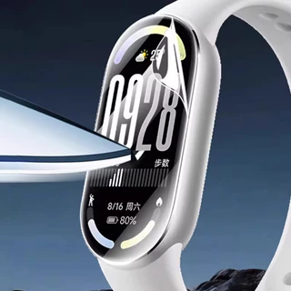 ฟิล์มป้องกันหน้าจออุปกรณ์เสริม กระจกนิรภัย 3D / Hydrogel TPU นุ่มภาพยนตร์ for Xiaomi Mi Band 8 NFC for MiBand 10 9