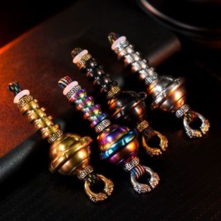 สแตนเลสดาวเคราะห์มีดจี้เชือกร่มจี้ เอ็ดซี ของเล่นอุปกรณ์ ทํา…