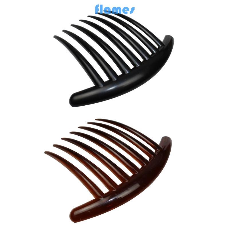 FL ซี่โครงวัว Acker Crescent Long Tooth Disc หวีผม 7 ฟันหวีใส่หวีผม