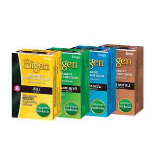 ของแท้ Bigen บีเง็น ผงย้อมผมปราศจากแอมโมเนีย 6g. ยกโหล=12ชิ้น