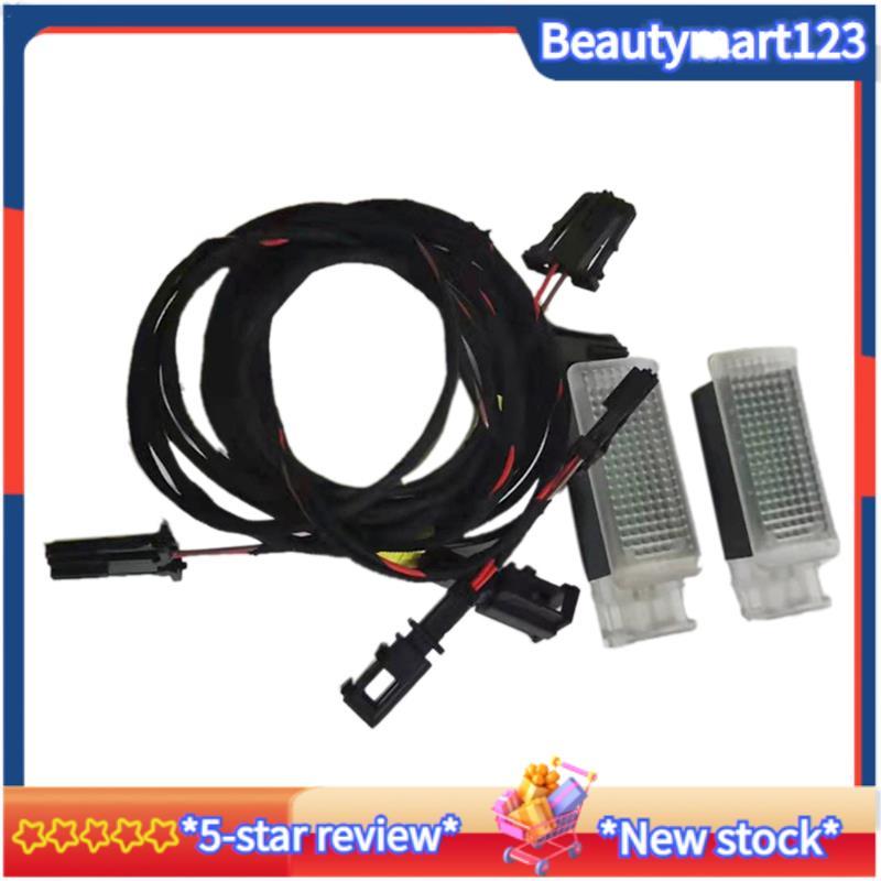 BM1Set รถ LED Footwell Light โคมไฟเท้าพร้อมสายไฟสําหรับ 3G B8 Golf 7 MK7 2017 5GG947409