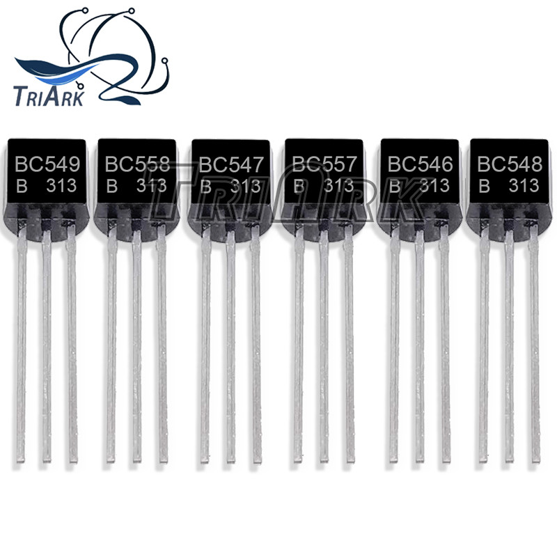 50PCS BC546B BC547B TO-92 Transistors BC556B BC558B TO92 BC546 BC547 BC556 BC558