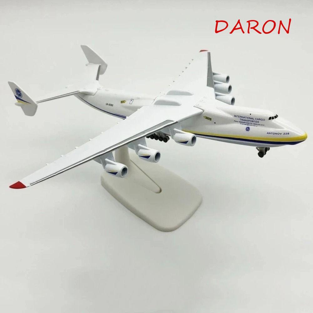 DARON AN225 เครื่องบินรุ่น,Diecast 1/400 Scale Antonov an-225, ตกแต่ง Miya 20 ซม.จําลองเครื่องบินตกแ