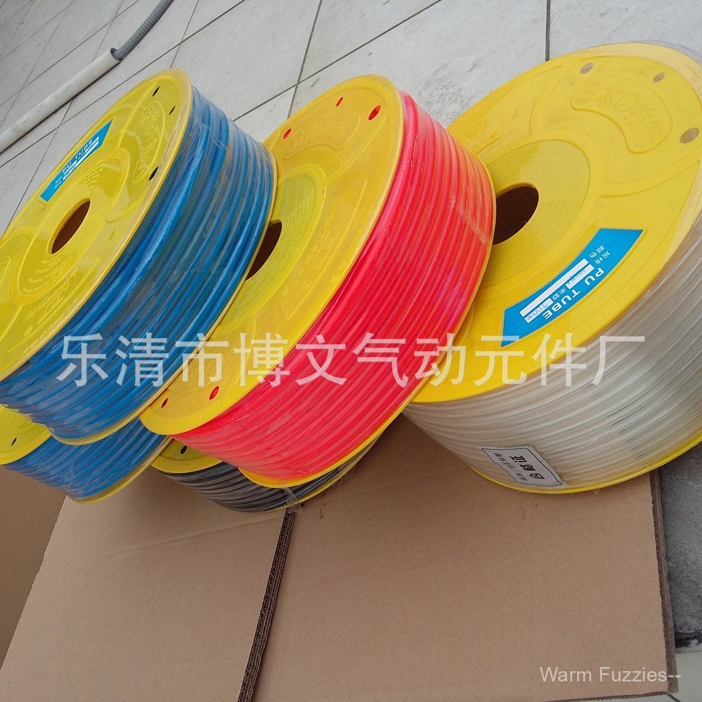 จัดหาท่ออัดอากาศ Trachea PU Tube 4 x 2.5 6 x 4 8 x 5 10 x 6.5 12 x 8 16 มม.