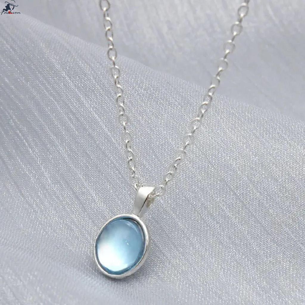 จี้chalcedonyสไตล์minimalist-boho-chic เครื่องประดับทุกวัน