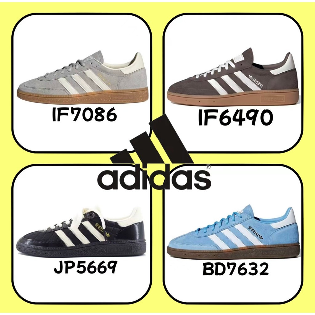 『ของแท้ 100 %』adidas Samba gazelle spezial OG IF7086 สีดำ สีเทา สีน้ำเงิน สีน้ำตาล