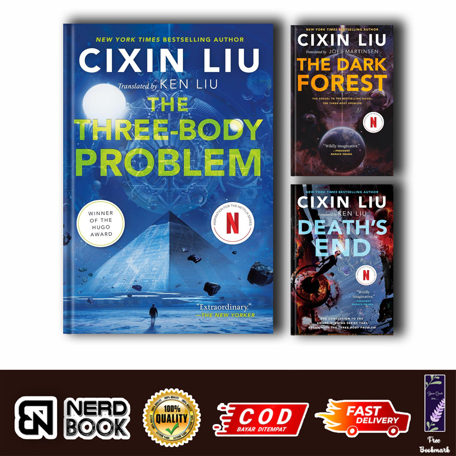 Bundling (4 Book Series) ปัญหาสามร่างกายโดย Cixin Liu (ภาษาอังกฤษ)