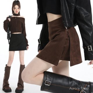 กระโปรงกางเกง กระโปรงรัดรูป ผู้หญิง ฤดูใบไม้ร่วงและฤดูหนาว ก…