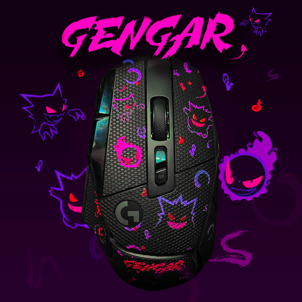 เหมาะสําหรับสติ๊กเกอร์กันลื่นเมาส์ Logitech G502X PLUS รวมทุกอย่างสติกเกอร์หนัง Lizard g502x แบบมีสา