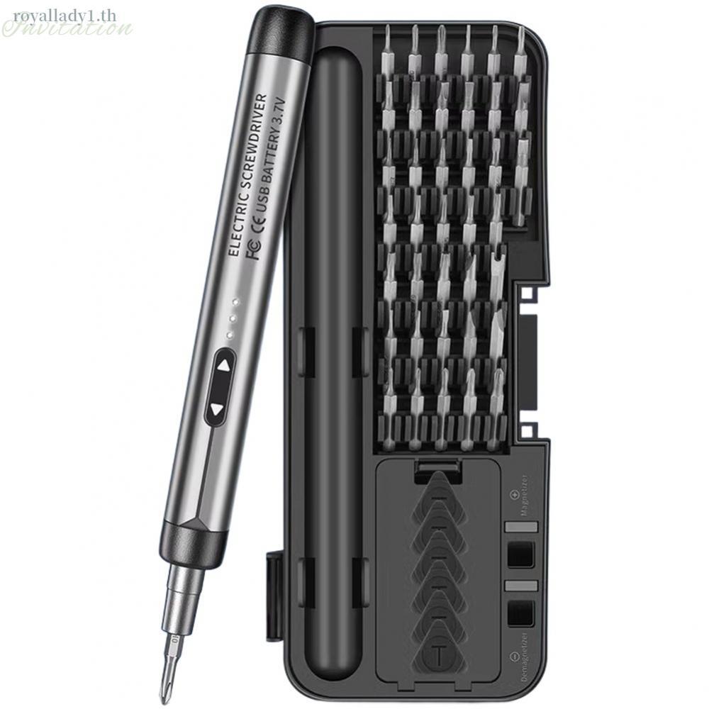Electric Screwdriver Set Ergonomic Housing Magnetic Retention Shockproof Toolbox