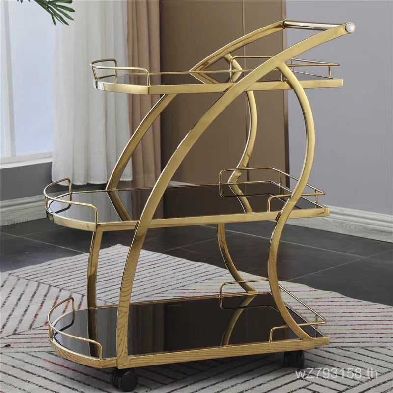 มือถือการจัดส่งอาหารรถเข็นร้านอาหารรถเข็นไวน์ 4S รถ High-End เค้กขนมขบเคี้ยวรถ Shop สแตนเลสชารถเข็น 