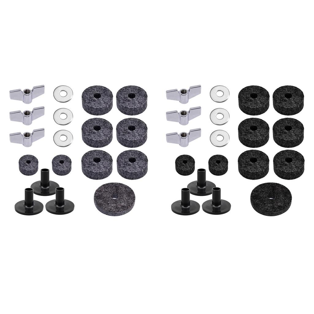 [zcins] ชิ้นส่วนเปลี่ยนกลอง Cymbal Felt Washer Cymbal Replacement, Al Accessorie , ชุดกลองสิ่งที่แนบมาสําหรับ Stage Performer