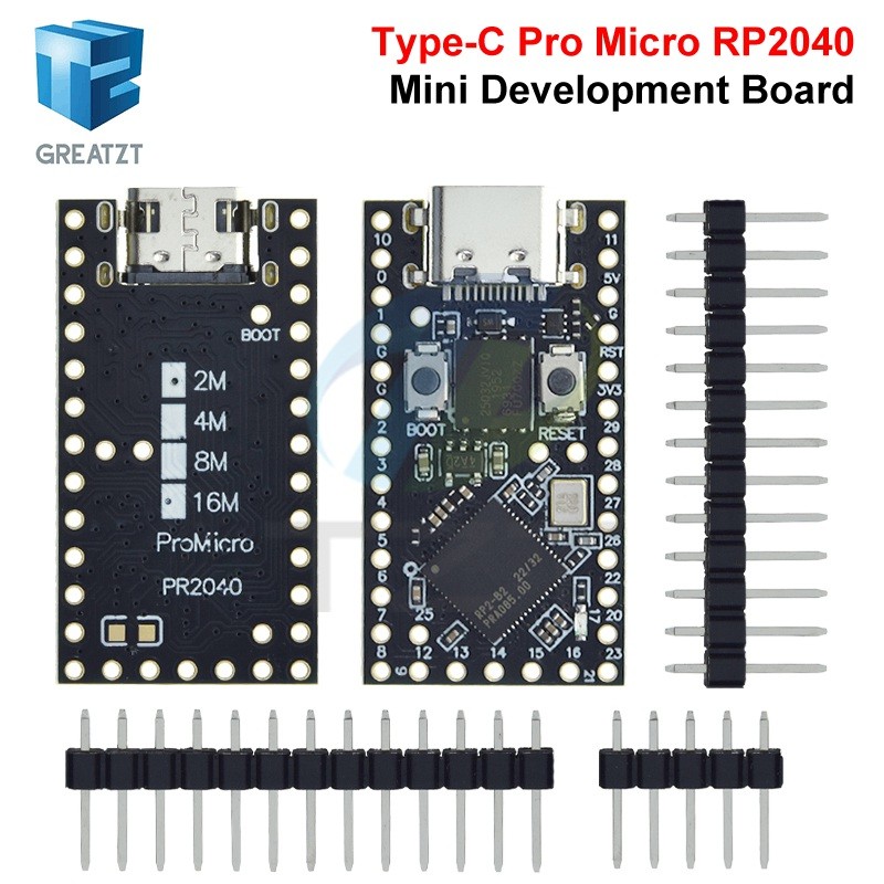 RP2040 Pro Micro Development Board 4MB Dual-Core รองรับ Mciro Python สําหรับ Raspberry PI PICO