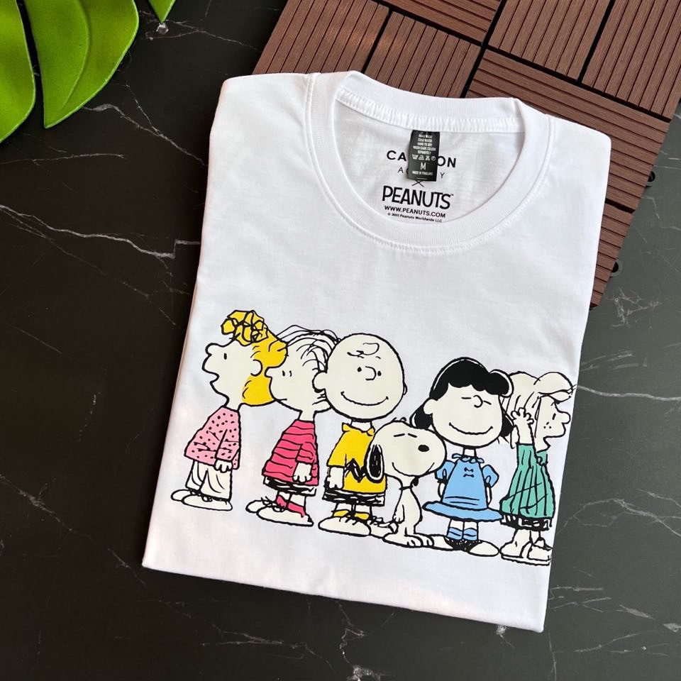เสื้อยืด ลิขสิทธิ์แท้ เสื้อยืด Snoopy เกรดพรีเมียม ไม่หด ไม่ย้วย คอทตอน  มี 5 เฉดสี (คอลเลคชั่น Snoo