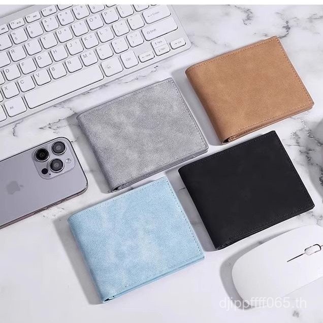 Multi-Card Slot สั้น Multi-Function น้ําหนักเบากระเป๋าสตางค์กระเป๋าสตางค์ Ultra-Thin กระเป๋าสตางค์ผู