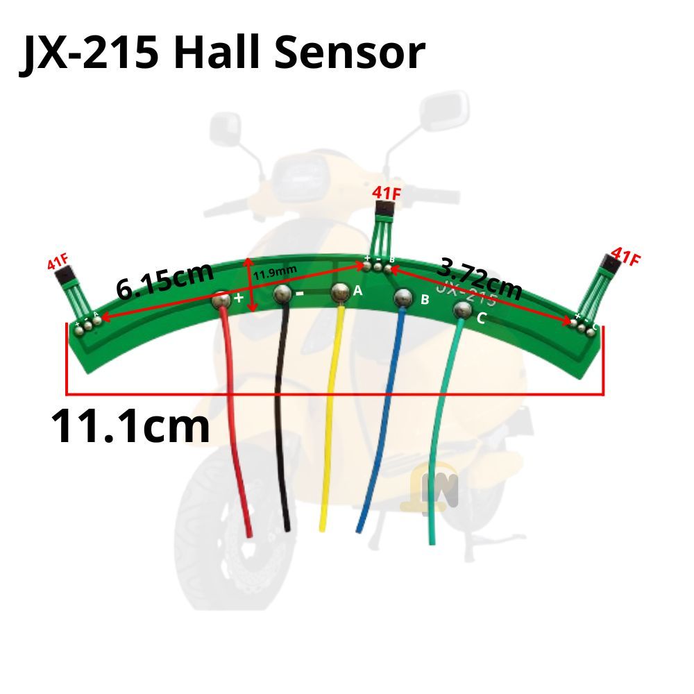 Hall Sensor 41F pcb ยาว 11 ซม. สําหรับจักรยานไฟฟ้ามอเตอร์ BLDC