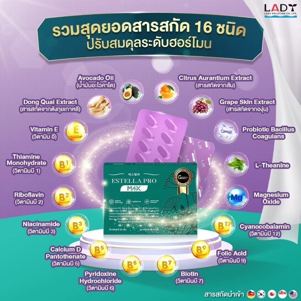 Estella Pro M4X ผลิตภัณฑ์เสริมอาหาร thumbnail 3