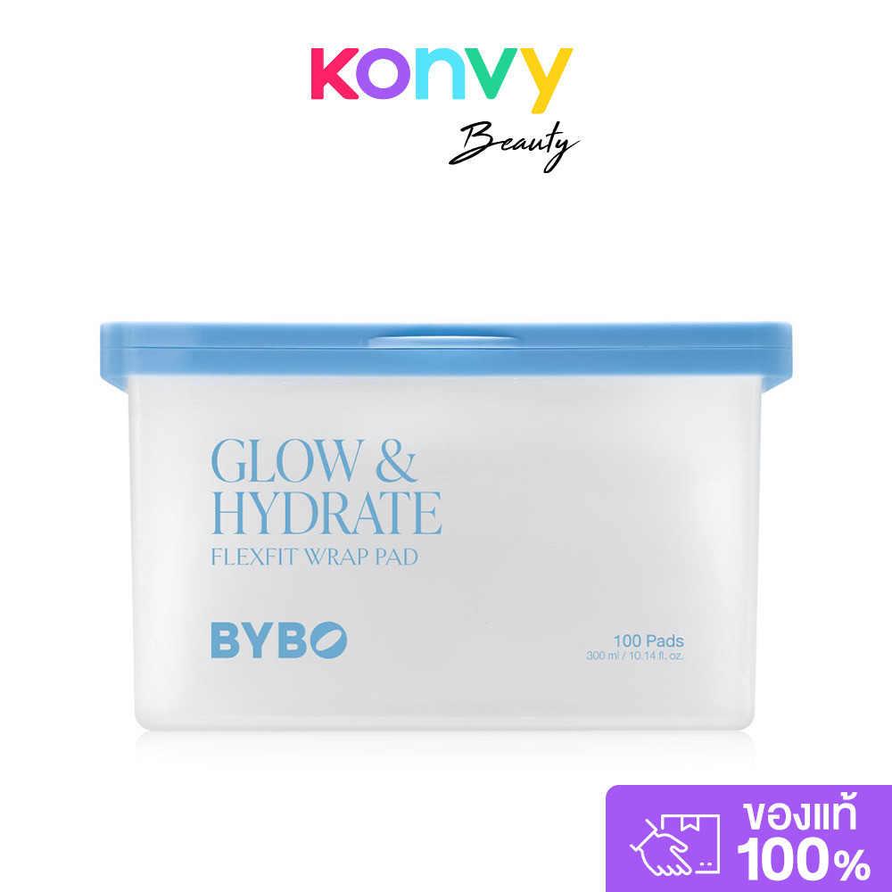 BYBO Glow & Hydrate Flexfit Wrap Pad 300ml บายโบ โทนเนอร์แพดแบบยืด.