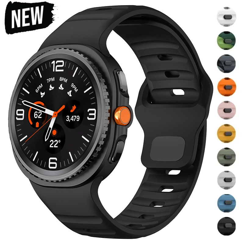 No Gaps สายซิลิโคนสําหรับ Samsung Galaxy Watch 8 40/44 มม. 8 Classic 46 มม.อุปกรณ์เสริม