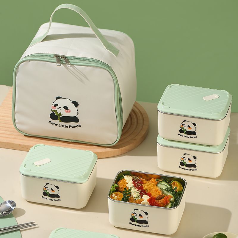 304 สแตนเลส  lunch box  กล่องใส่อาหาร  กล่องข้าวสแตนเลส 304  ไมโครเวฟได้  หลายชั้น  สำหรับนักเรียน พ