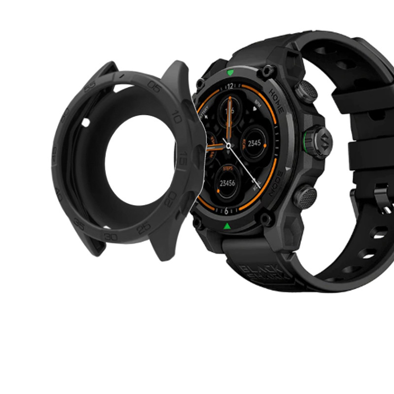 Black Shark GS 3 เคสซิลิโคนฝาครอบฟิล์มป้องกันแบบนุ่มสําหรับ Black Shark GS3 สมาร์ทวอท์ชปลอกกระจกนิรภ