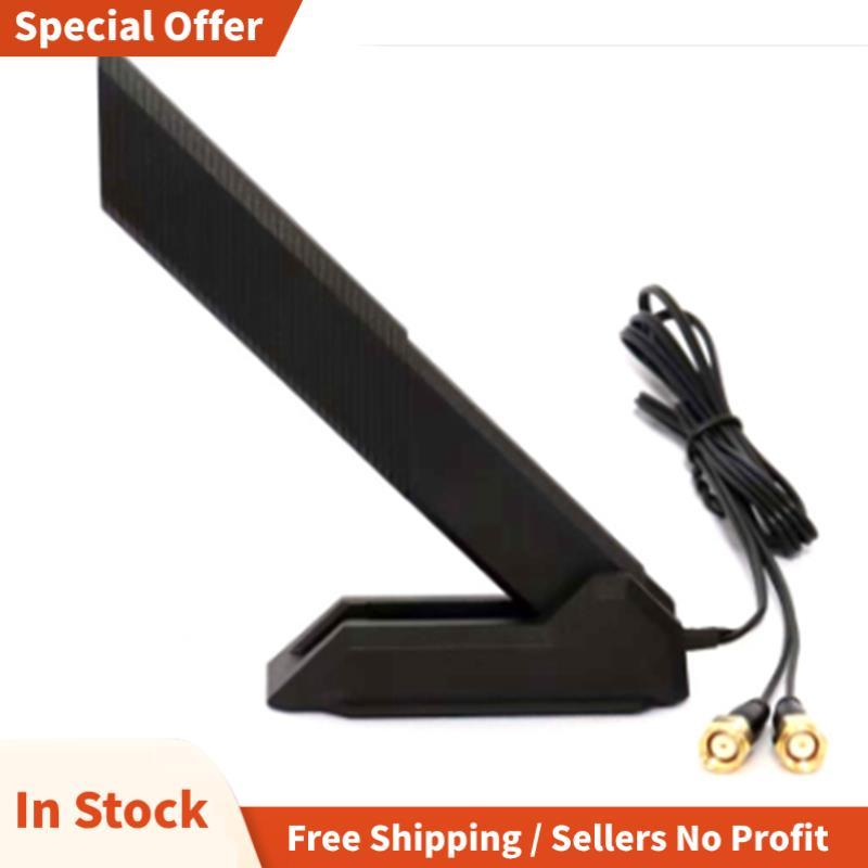 1 ชิ้น 6E เสาอากาศ 2T2R 2.4G/5G/6G พลาสติกสีดําสําหรับ B660 H670 M13H Z690 เมนบอร์ด