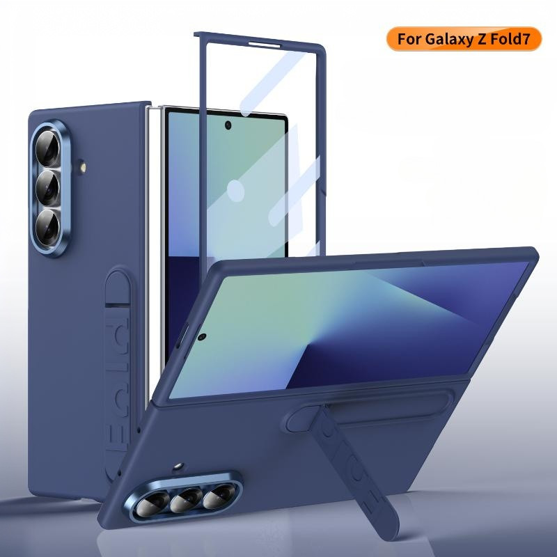สําหรับ Samsung Fold7 เคสโทรศัพท์ฟิล์มแบบบูรณาการวงเล็บเปลือกแข็งป้องกันการตก Fold6 Fold5 เคสโทรศัพท์
