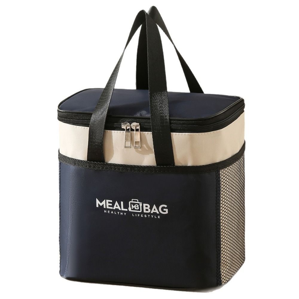 MARITA กระเป๋าเก็บความร้อนอาหาร, กระเป๋าเก็บกล่องอาหารกลางวันแบบหนา, กระเป๋าฉนวนกันความร้อนกันน้ําความจุขนาดใหญ่แบบพกพาผู้หญิง - รูปที่ 3