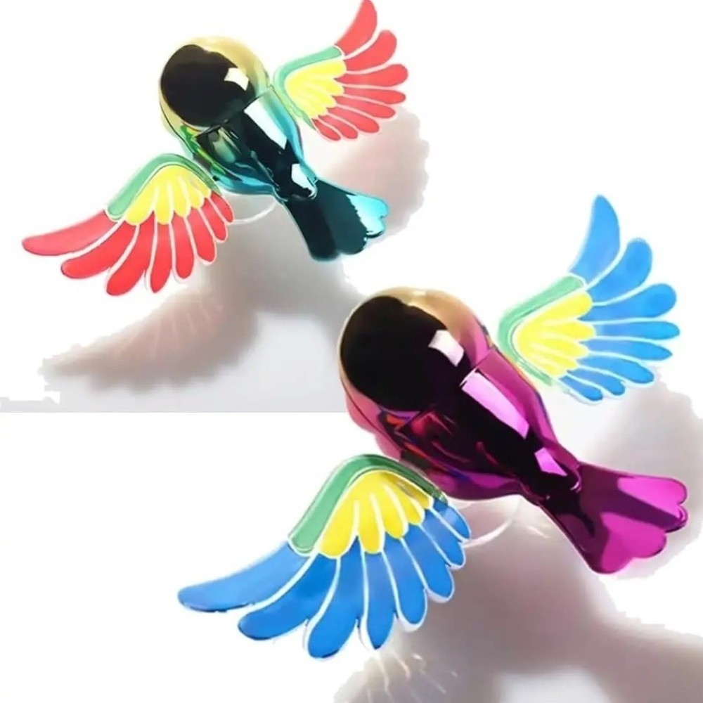 JUNMPER ตกแต่งนก, จําลองลมจําลอง Flying Bird เครื่องประดับรถยนต์พร้อมปีกกระพือลมขับเคลื่อนรถนกตกแต่งสําหรับรถยนต์รถจักรยานยนต์หรือจักรยาน - รูปที่ 7
